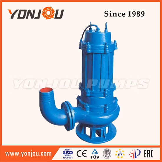 Bomba de esgoto vertical submersível Qw